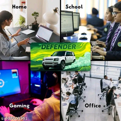 Defender car design mouse pad"