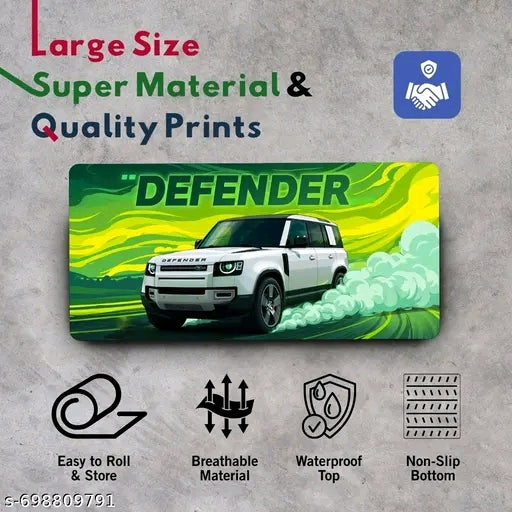 Defender car design mouse pad"