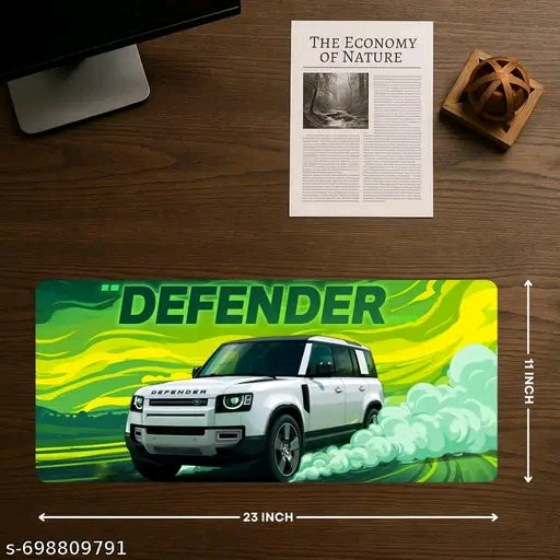 Defender car design mouse pad"