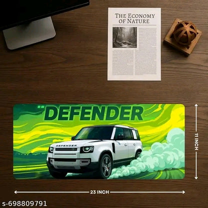 Defender car design mouse pad"